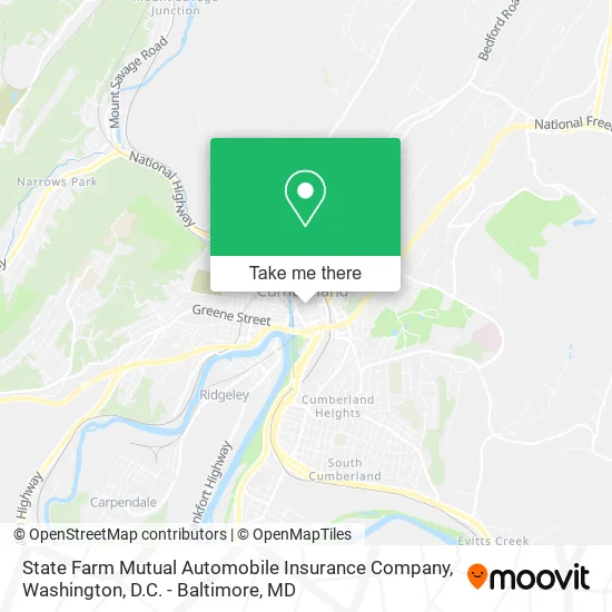 State Farm Mutual Automobile Insurance Company map