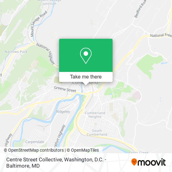 Centre Street Collective map