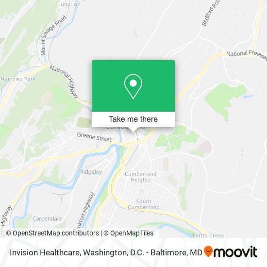 Invision Healthcare map