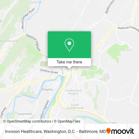 Invision Healthcare map
