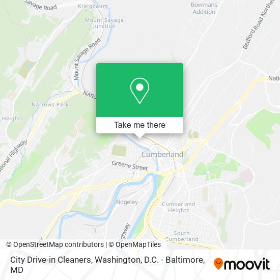 Mapa de City Drive-in Cleaners