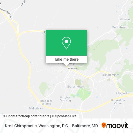 Kroll Chiropractic map