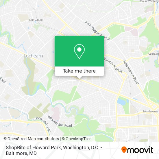 Mapa de ShopRite of Howard Park