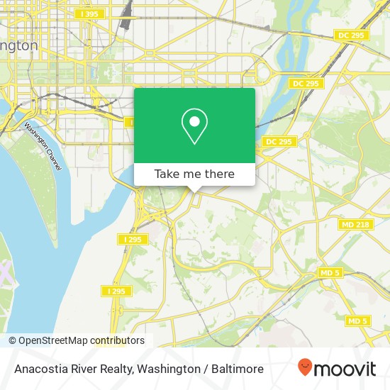 Anacostia River Realty, 1920 Martin Luther King Jr Ave SE map