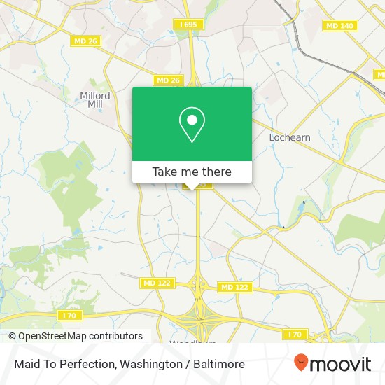 Maid To Perfection, 7133 Rutherford Rd map