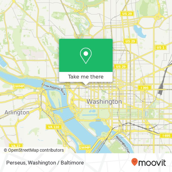 Perseus, 2099 Pennsylvania Ave NW map