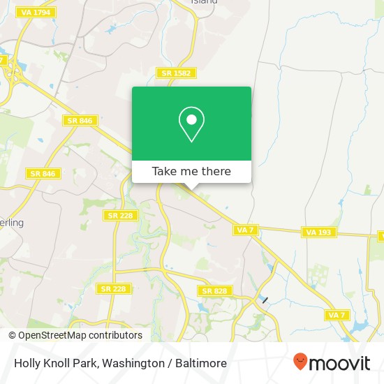 Mapa de Holly Knoll Park, 999 Rolling Holly Dr