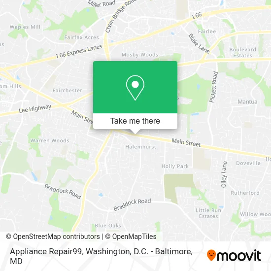 Appliance Repair99 map