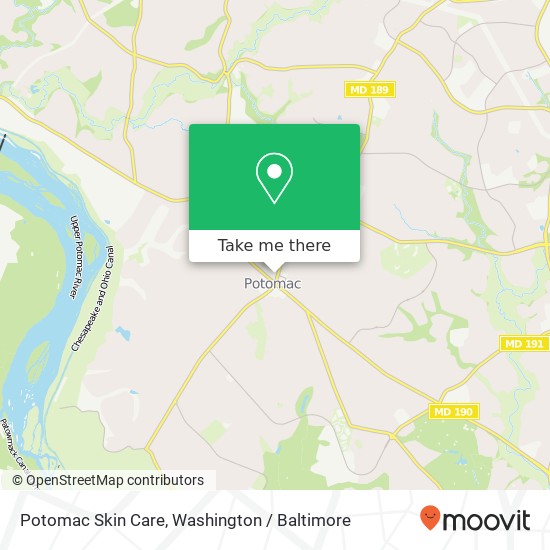Potomac Skin Care, 10000 Falls Rd map