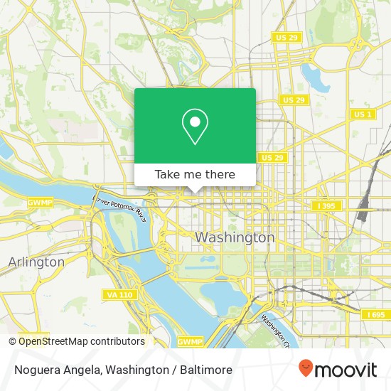 Noguera Angela, 2021 K St NW map