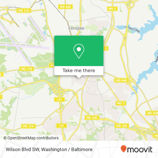 Wilson Blvd SW, Glen Burnie, MD 21061 map