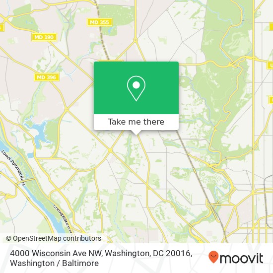 4000 Wisconsin Ave NW, Washington, DC 20016 map