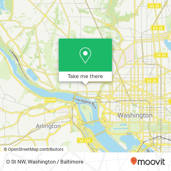 O St NW, Washington, DC 20007 map