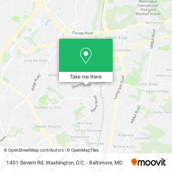 1401 Severn Rd, Severn, MD 21144 map