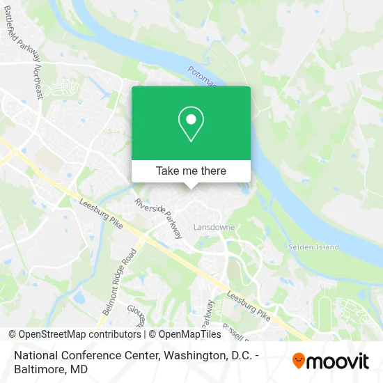 National Conference Center map