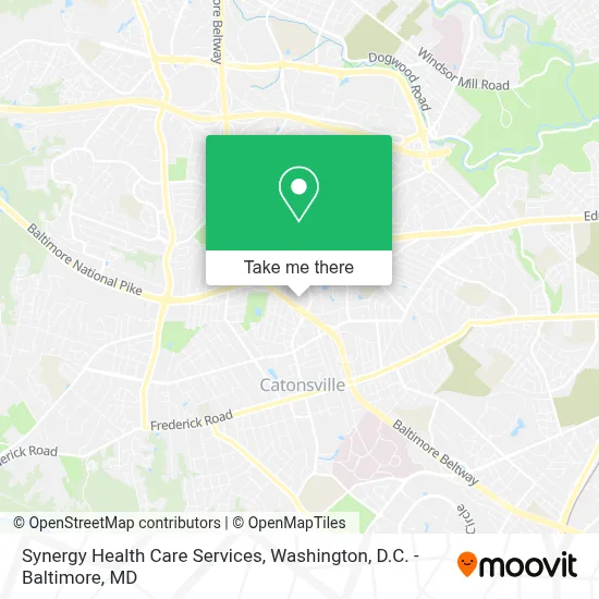 Synergy Health Care Services map