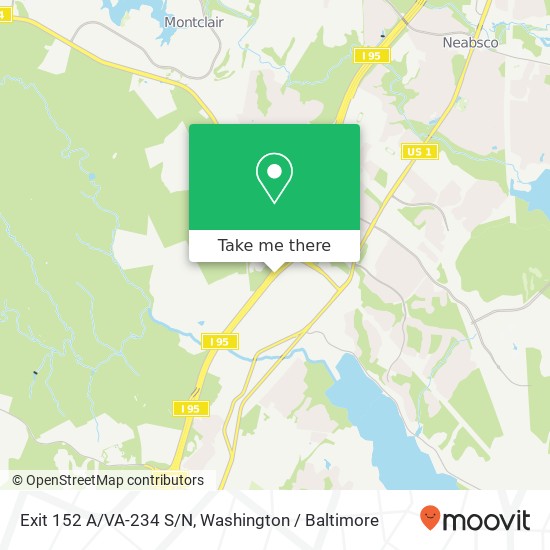 Mapa de Exit 152 A/VA-234 S/N