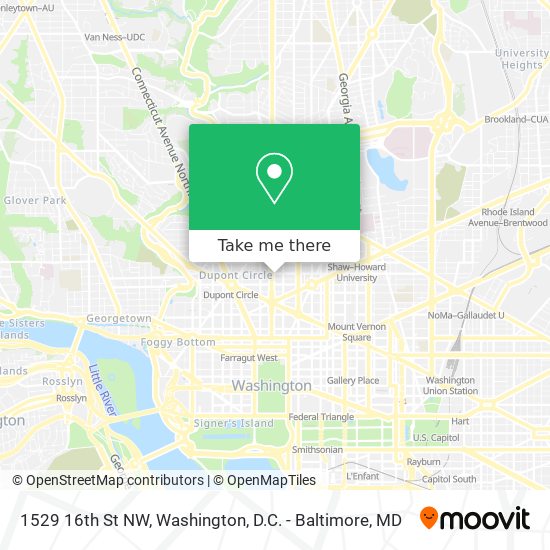 1529 16th St NW map