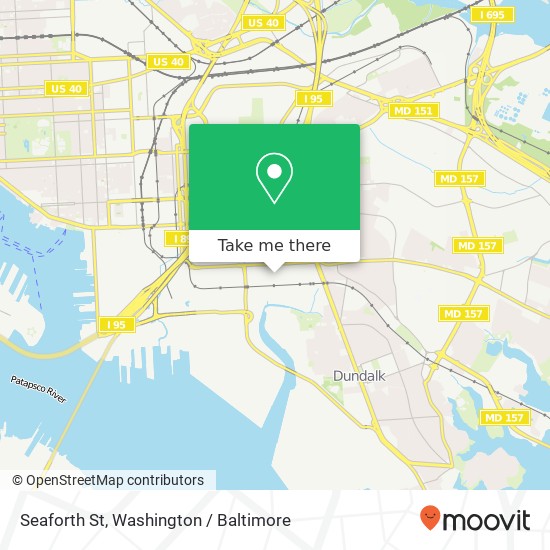 Seaforth St, Baltimore, MD 21224 map
