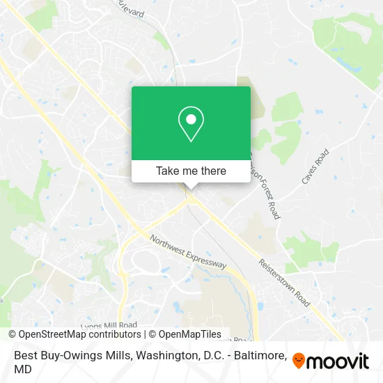 Best Buy-Owings Mills map