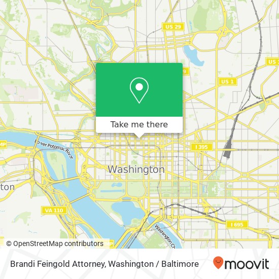 Brandi Feingold Attorney, 1501 K St NW map