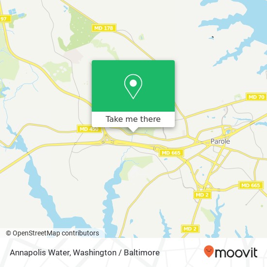 Mapa de Annapolis Water, 260 Defense Hwy