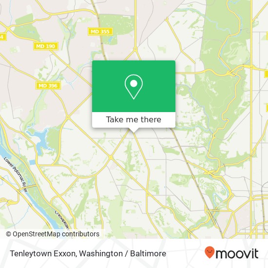 Tenleytown Exxon, 4244 Wisconsin Ave NW map