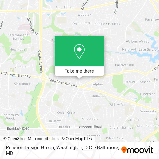 Pension Design Group map