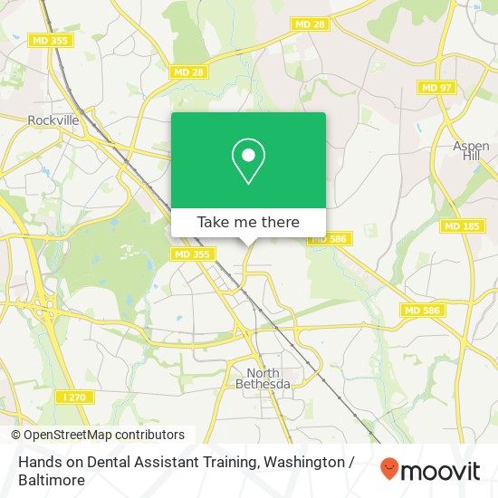 Mapa de Hands on Dental Assistant Training, 12730 Twinbrook Pkwy
