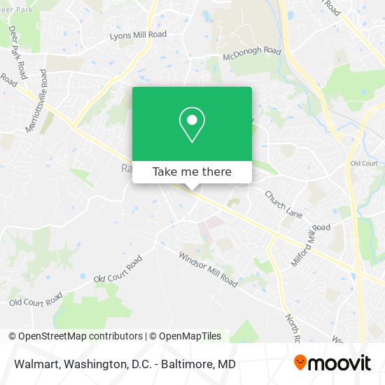 Walmart map