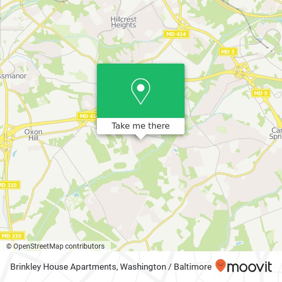 Brinkley House Apartments, Temple Hills, MD 20748 map