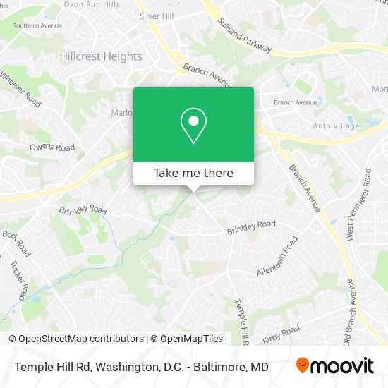 Mapa de Temple Hill Rd