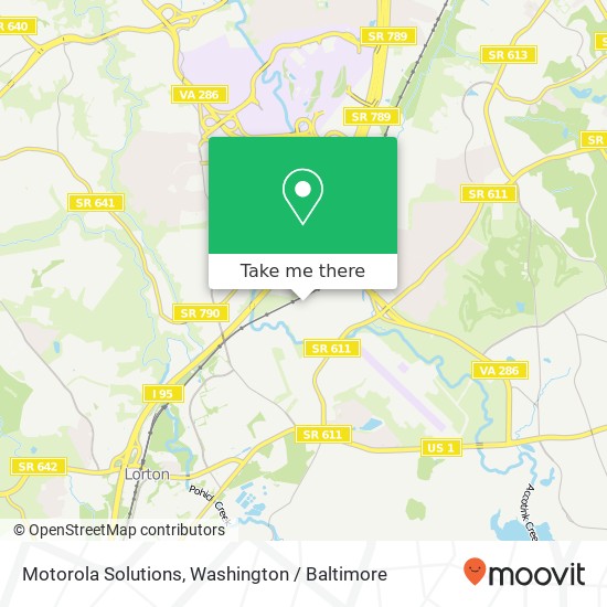 Motorola Solutions, 8580 Cinder Bed Rd map
