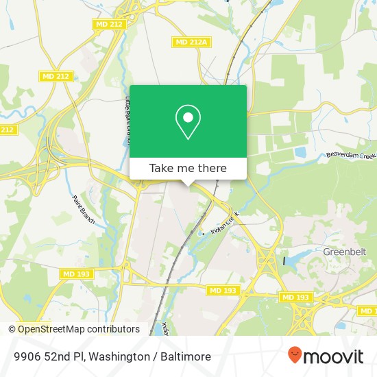 9906 52nd Pl, College Park, MD 20740 map