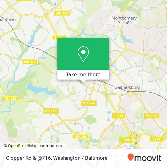 Clopper Rd & @716, Gaithersburg, MD 20878 map