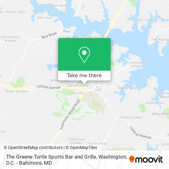 The Greene Turtle Sports Bar and Grille map