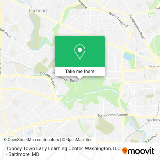 Tooney Town Early Learning Center map