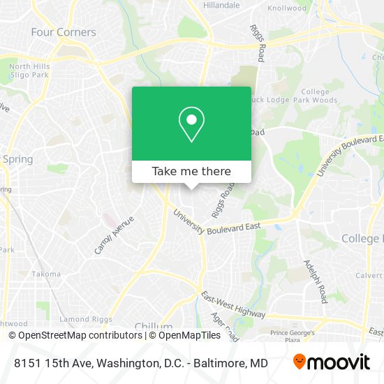 8151 15th Ave map