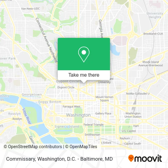 Commissary map