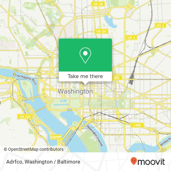 Adrfco, 1319 F St NW map