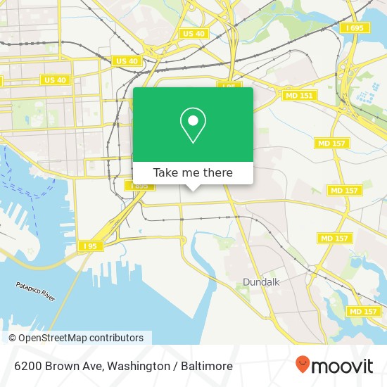 6200 Brown Ave, Baltimore, MD 21224 map