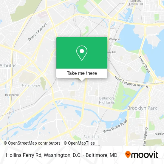 Mapa de Hollins Ferry Rd