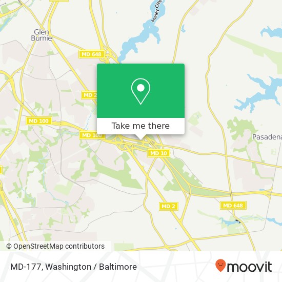 Mapa de MD-177, Glen Burnie, MD 21060