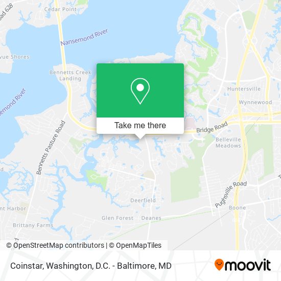 Coinstar map