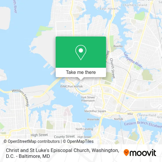 Christ and St Luke's Episcopal Church map