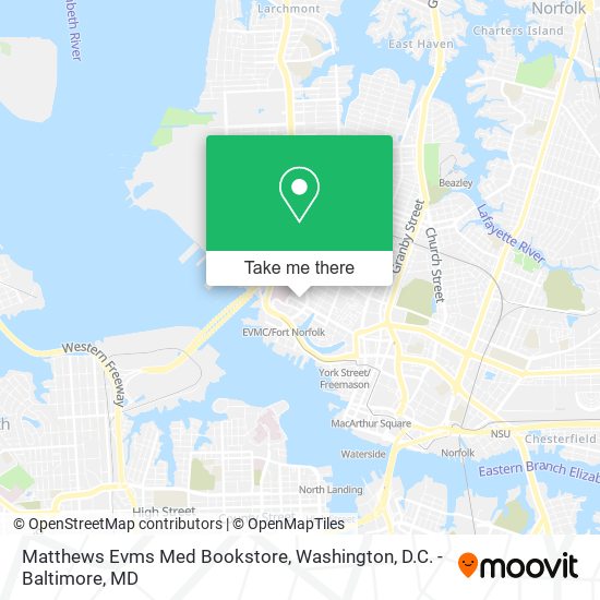 Matthews Evms Med Bookstore map