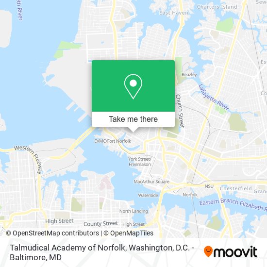 Mapa de Talmudical Academy of Norfolk