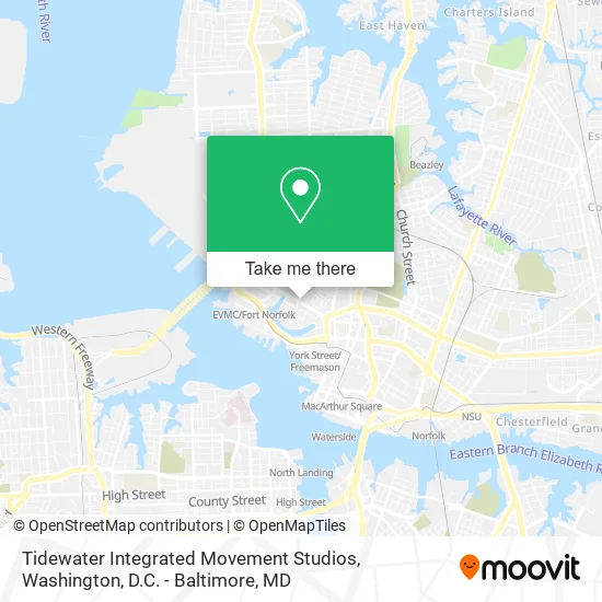 Tidewater Integrated Movement Studios map