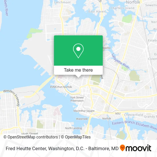 Fred Heutte Center map