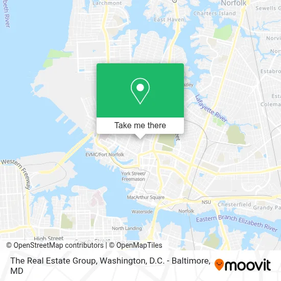 The Real Estate Group map